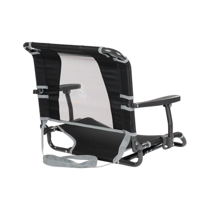 Bleacher-Friendly Big Comfort Stadium Chair with Armrests - Choice 465 - Ergonomic Portable Stadium Seat for Sports Events Detail