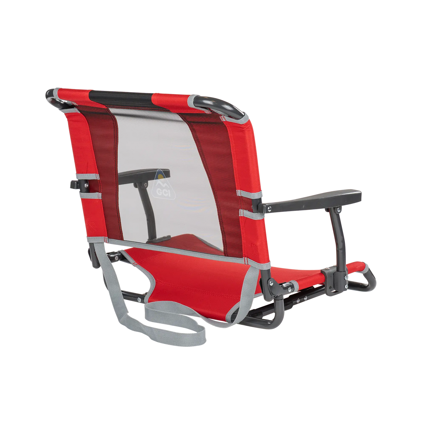 Bleacher-Friendly Big Comfort Stadium Chair with Armrests - Choice 465 - Ergonomic Portable Stadium Seat for Sports Events Detail