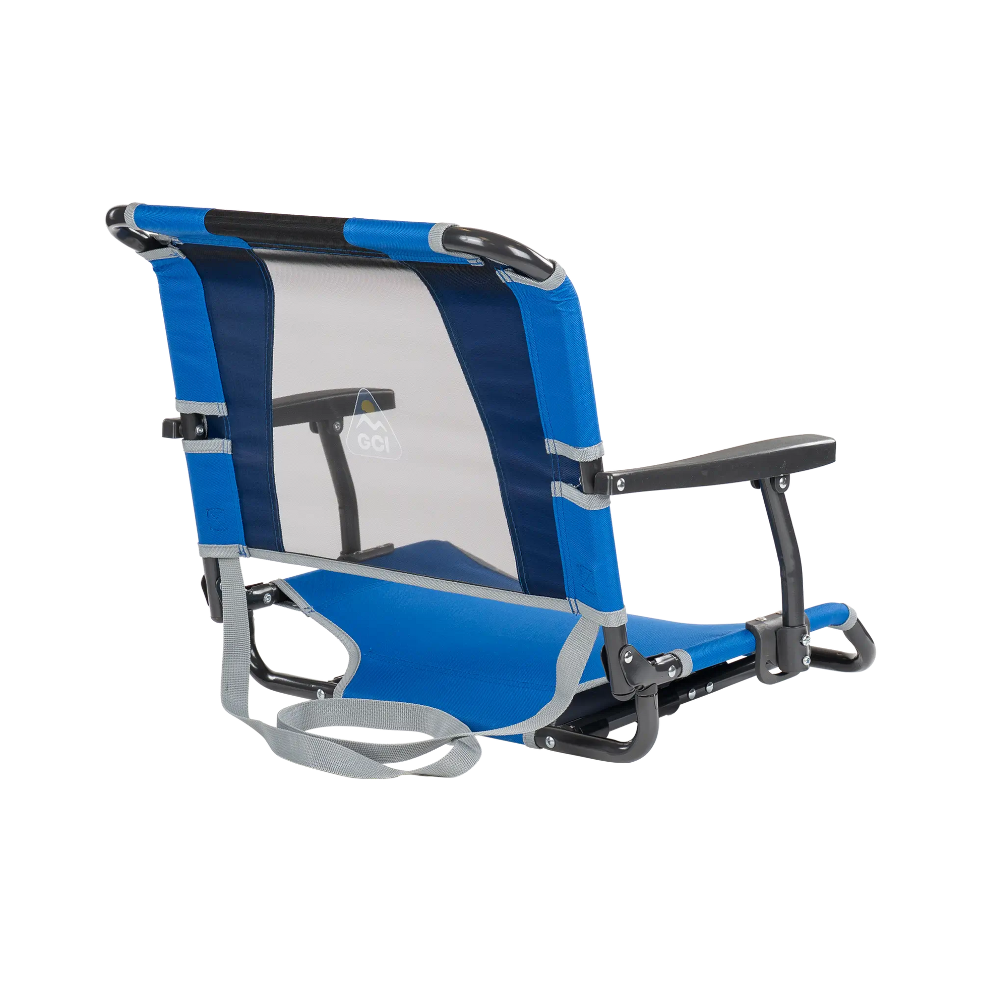 Bleacher-Friendly Big Comfort Stadium Chair with Armrests - Choice 465 - Ergonomic Portable Stadium Seat for Sports Events Detail