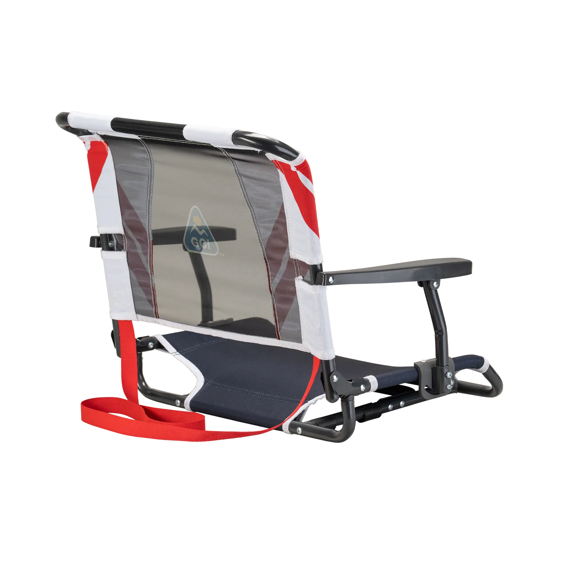Bleacher-Friendly Big Comfort Stadium Chair with Armrests - Choice 465 - Ergonomic Portable Stadium Seat for Sports Events Detail