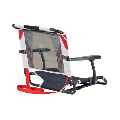 Bleacher-Friendly Big Comfort Stadium Chair with Armrests - Choice 465 - Ergonomic Portable Stadium Seat for Sports Events Detail