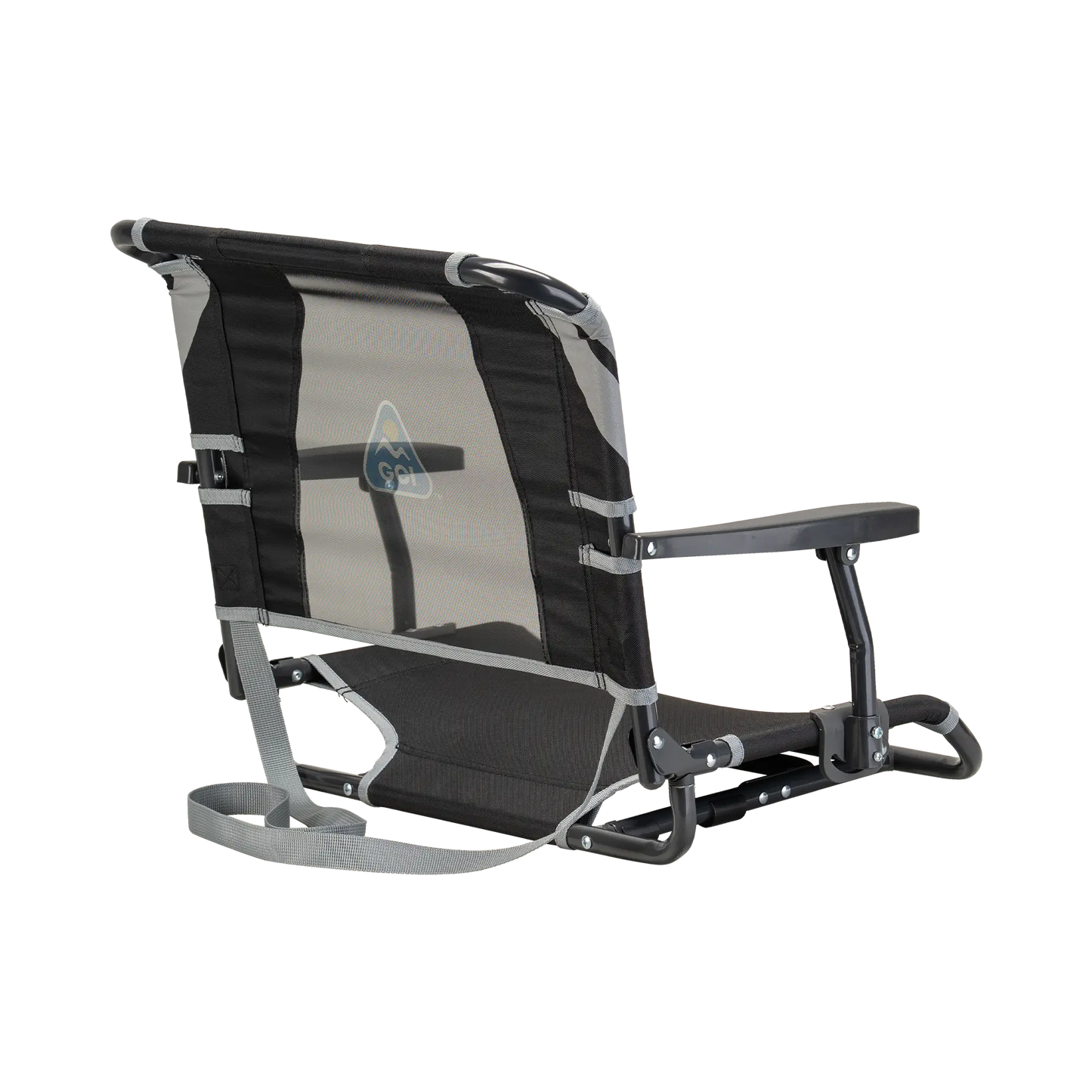 Bleacher-Friendly Big Comfort Stadium Chair with Armrests - Choice 465 - Ergonomic Portable Stadium Seat for Sports Events Detail