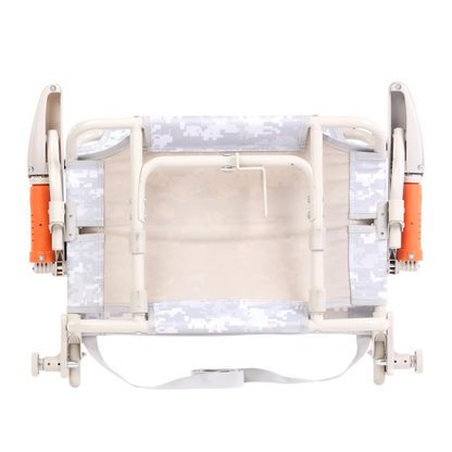 Secure-Hook Stadium Rock-Cliner - Choice 540 - Grandstand Cushion Seat with Secure Under-Bench Hooks Detail