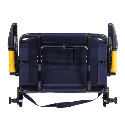 Secure-Hook Stadium Rock-Cliner - Choice 540 - Grandstand Cushion Seat with Secure Under-Bench Hooks Detail