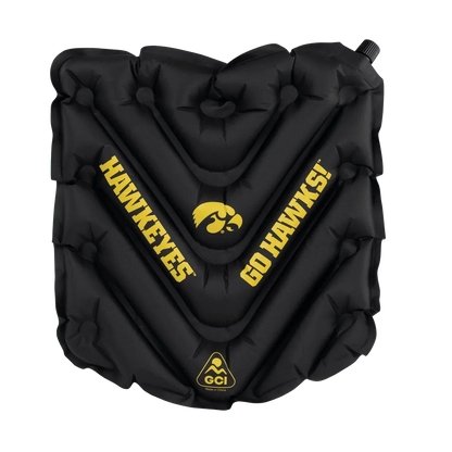 Elite College V Seat Inflatable Stadium Cushion - Iowa Hawkeyes - Choice 157 - Essential Daily Equipment - Default Title