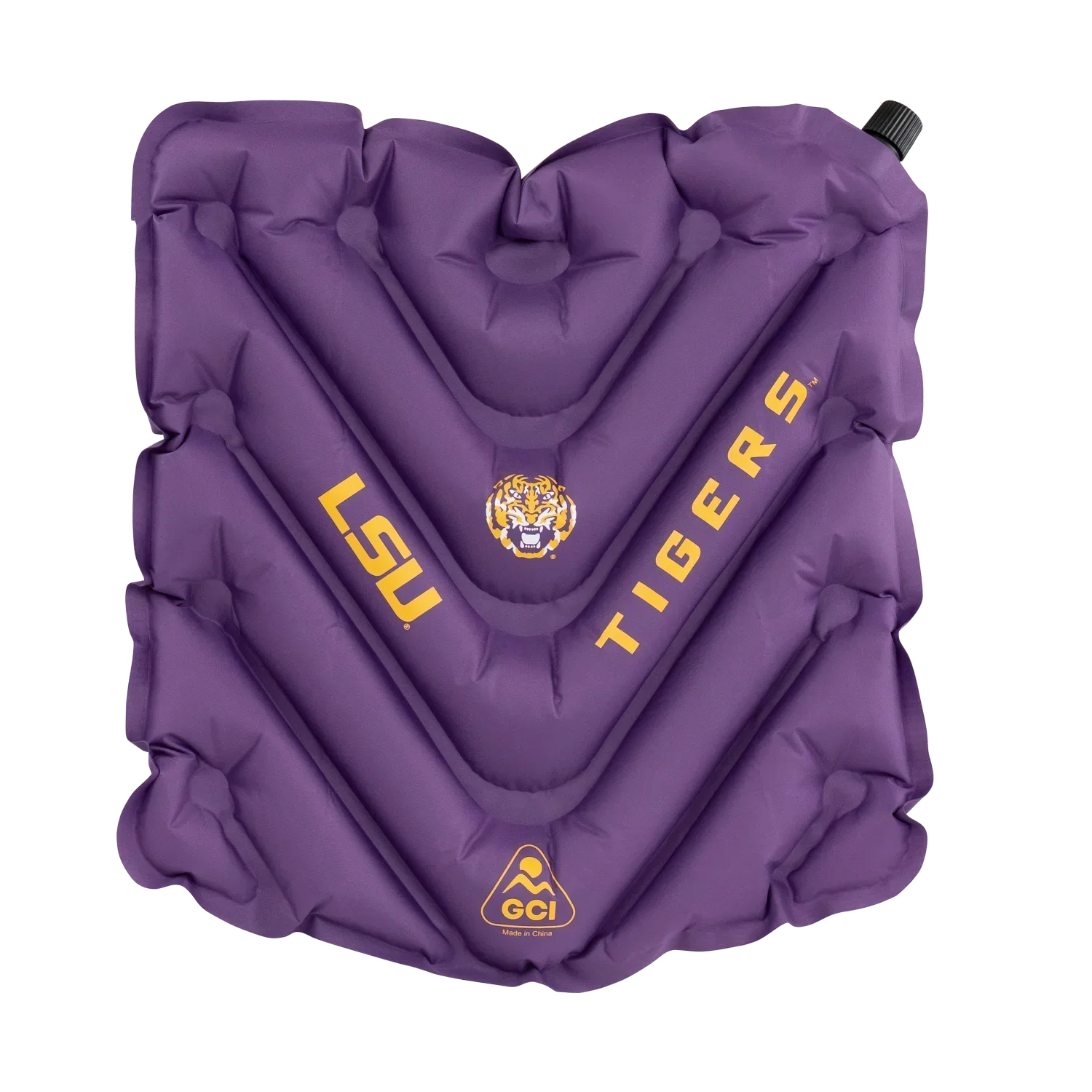 Heavy-Duty College V Seat Inflatable Stadium Cushion - LSU Tigers - Choice 762 - Essential Daily Equipment - Default Title