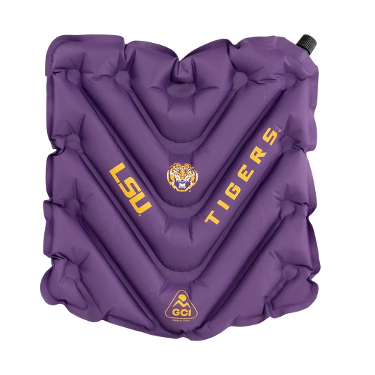 Heavy-Duty College V Seat Inflatable Stadium Cushion - LSU Tigers - Choice 762 - Essential Daily Equipment - Default Title