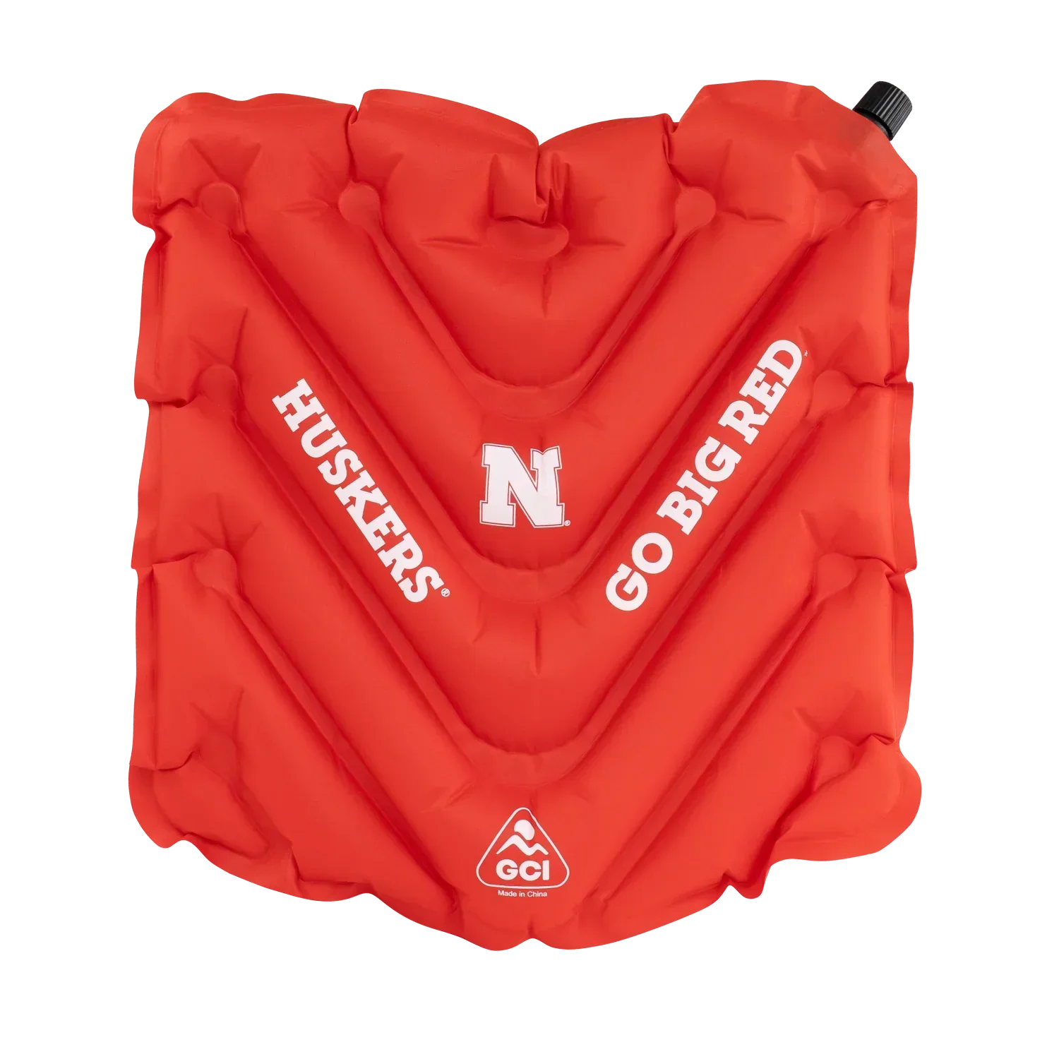 Premium College V Seat Inflatable Stadium Cushion - Nebraska Cornhuskers - Choice 277 - Gear for Camping & Outdoor Travel - Default Title