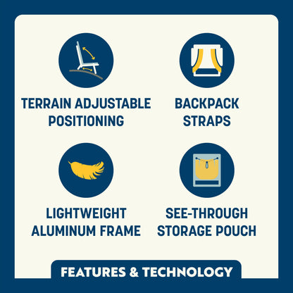 Micro-Folding Everywhere Chair 2 - Choice 656 - Space-Saving Micro-Folding Chair for Backpacking Detail