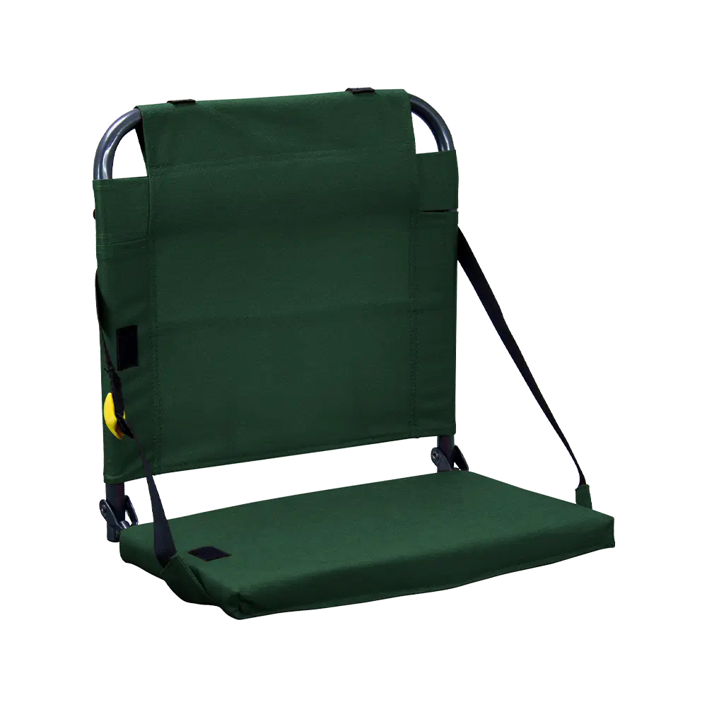 Bleacher-Friendly BleacherBack - Choice 696 - Bleacher-Friendly Stadium Chair with Back Support - Hunter