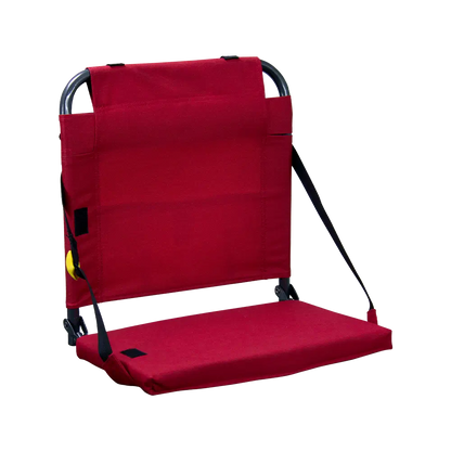 Bleacher-Friendly BleacherBack - Choice 696 - Bleacher-Friendly Stadium Chair with Back Support - Red