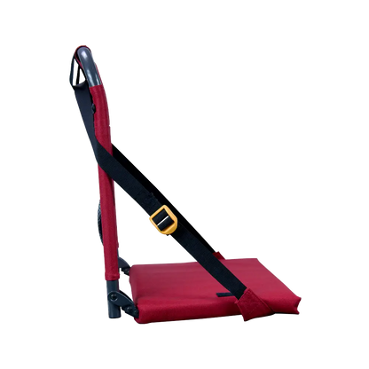 Bleacher-Friendly BleacherBack - Choice 696 - Bleacher-Friendly Stadium Chair with Back Support Detail