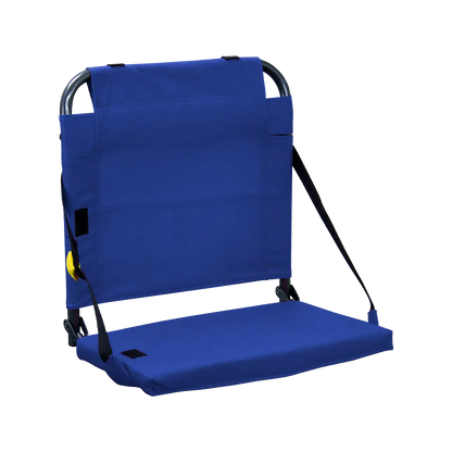 Bleacher-Friendly BleacherBack - Choice 696 - Bleacher-Friendly Stadium Chair with Back Support - Royal Blue