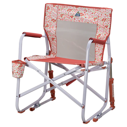 Premium All-Weather Freestyle Rocker - Choice 711 - Patented Spring-Action Rocking Chair for Camping Detail
