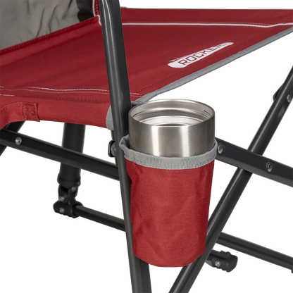 Premium All-Weather Freestyle Rocker - Choice 711 - Patented Spring-Action Rocking Chair for Camping Detail