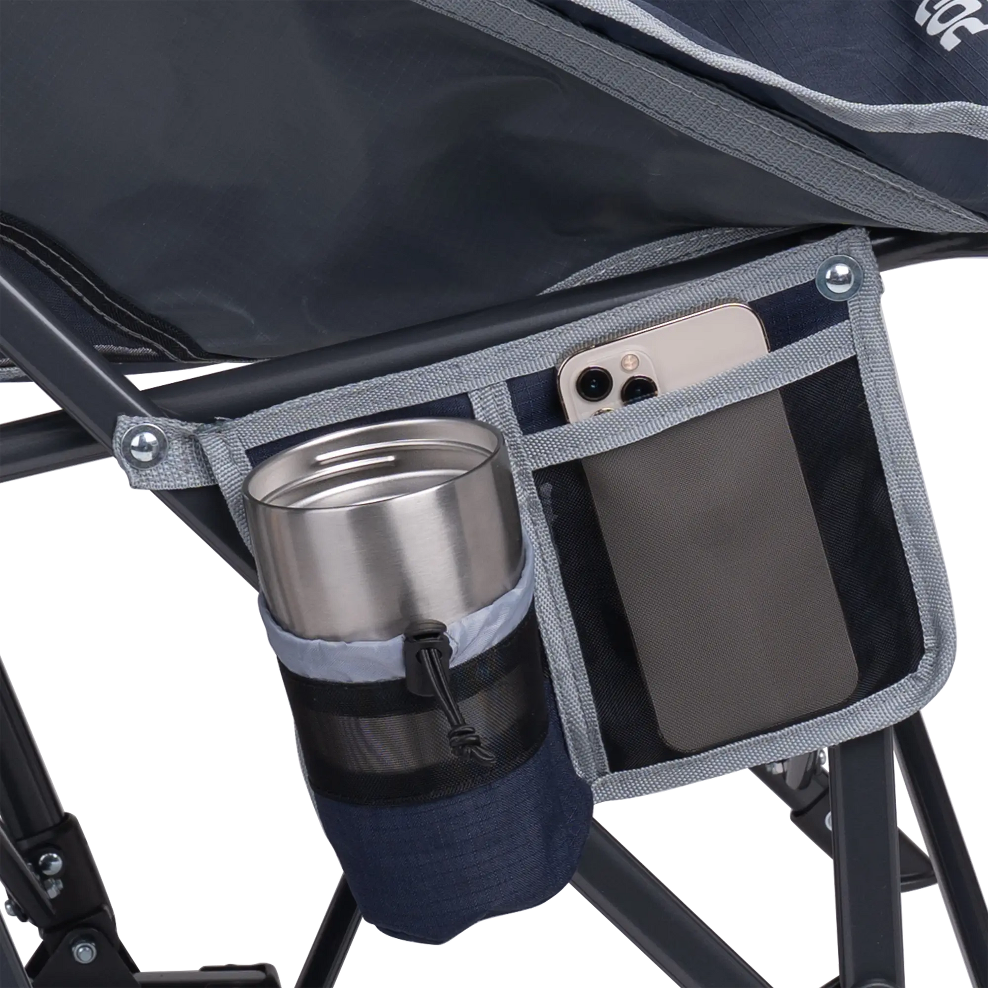 Patented Spring-Action Pod Rocker - Choice 933 - RoadTrip Rocker Smooth Motion Camp Chair Detail