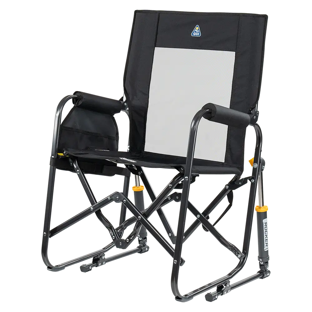 Lightweight Messenger Stowaway Rocker - Choice 794 - Premium Slim-Fold Compact Chair with Messenger Bag Detail