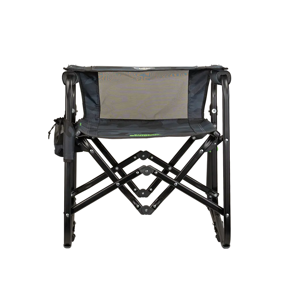 Lightweight Messenger Stowaway Rocker - Choice 794 - Premium Slim-Fold Compact Chair with Messenger Bag Detail