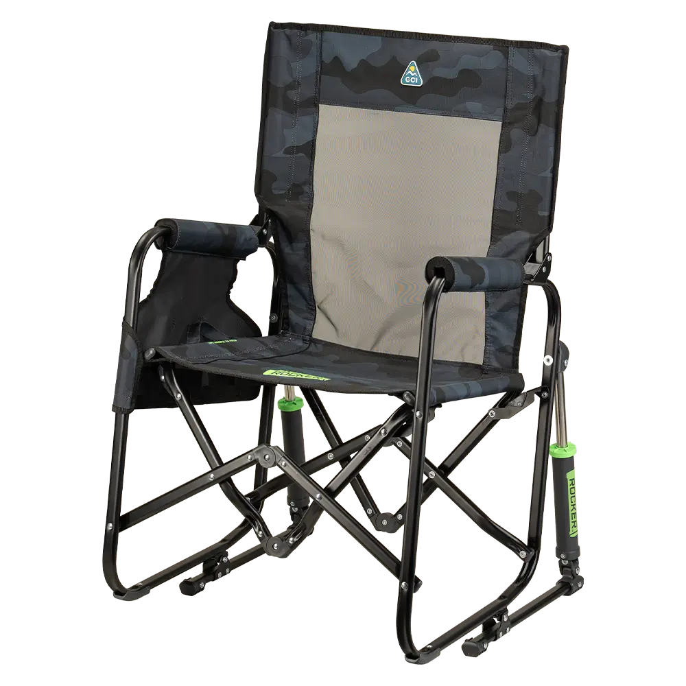Lightweight Messenger Stowaway Rocker - Choice 794 - Premium Slim-Fold Compact Chair with Messenger Bag Detail
