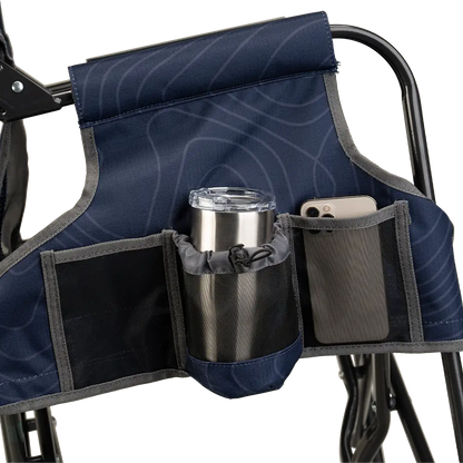 Lightweight Messenger Stowaway Rocker - Choice 794 - Premium Slim-Fold Compact Chair with Messenger Bag Detail