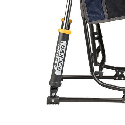 Lightweight Messenger Stowaway Rocker - Choice 794 - Premium Slim-Fold Compact Chair with Messenger Bag Detail