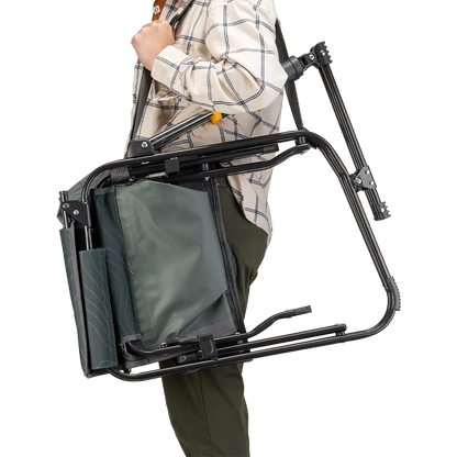Lightweight Messenger Stowaway Rocker - Choice 794 - Premium Slim-Fold Compact Chair with Messenger Bag Detail