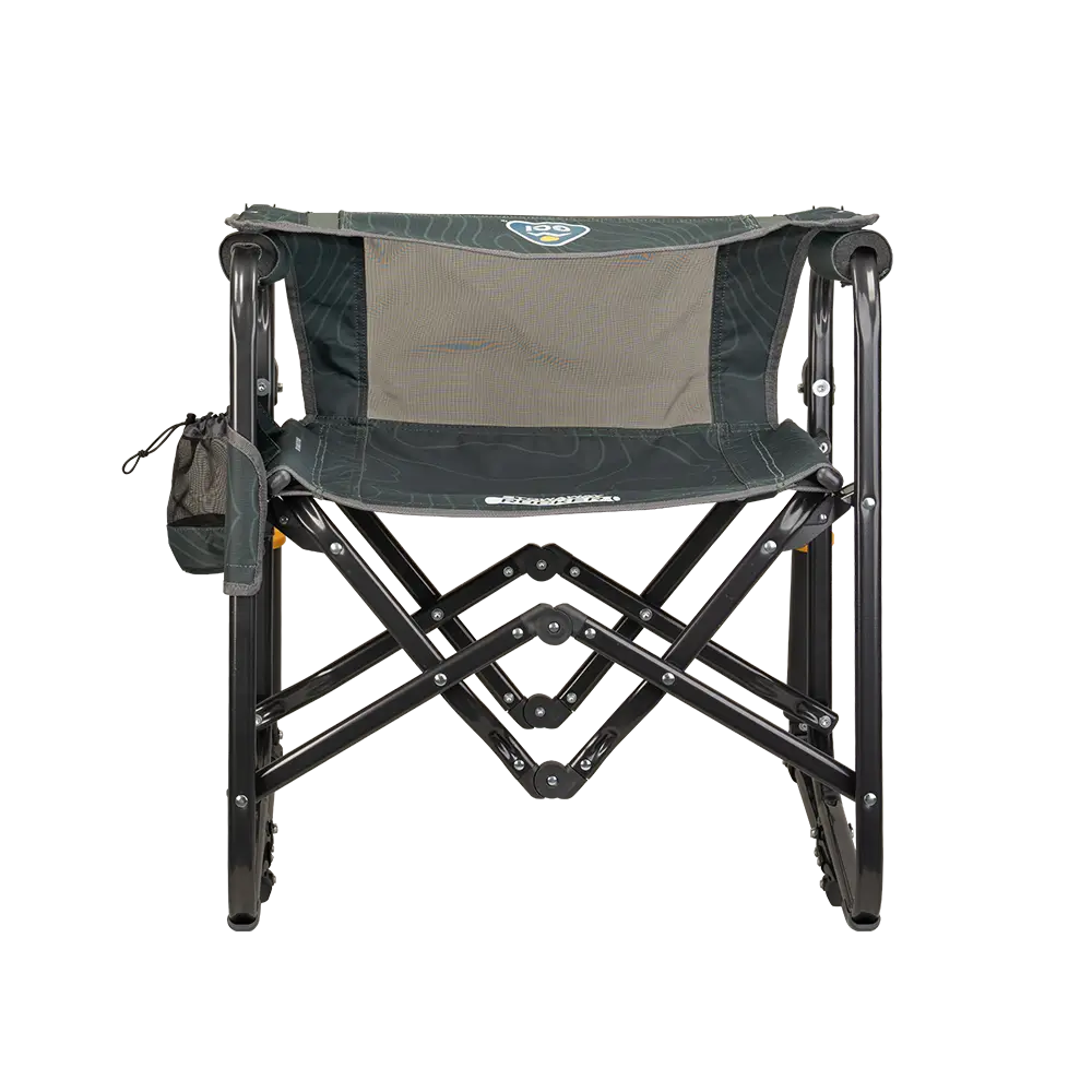 Lightweight Messenger Stowaway Rocker - Choice 794 - Premium Slim-Fold Compact Chair with Messenger Bag Detail