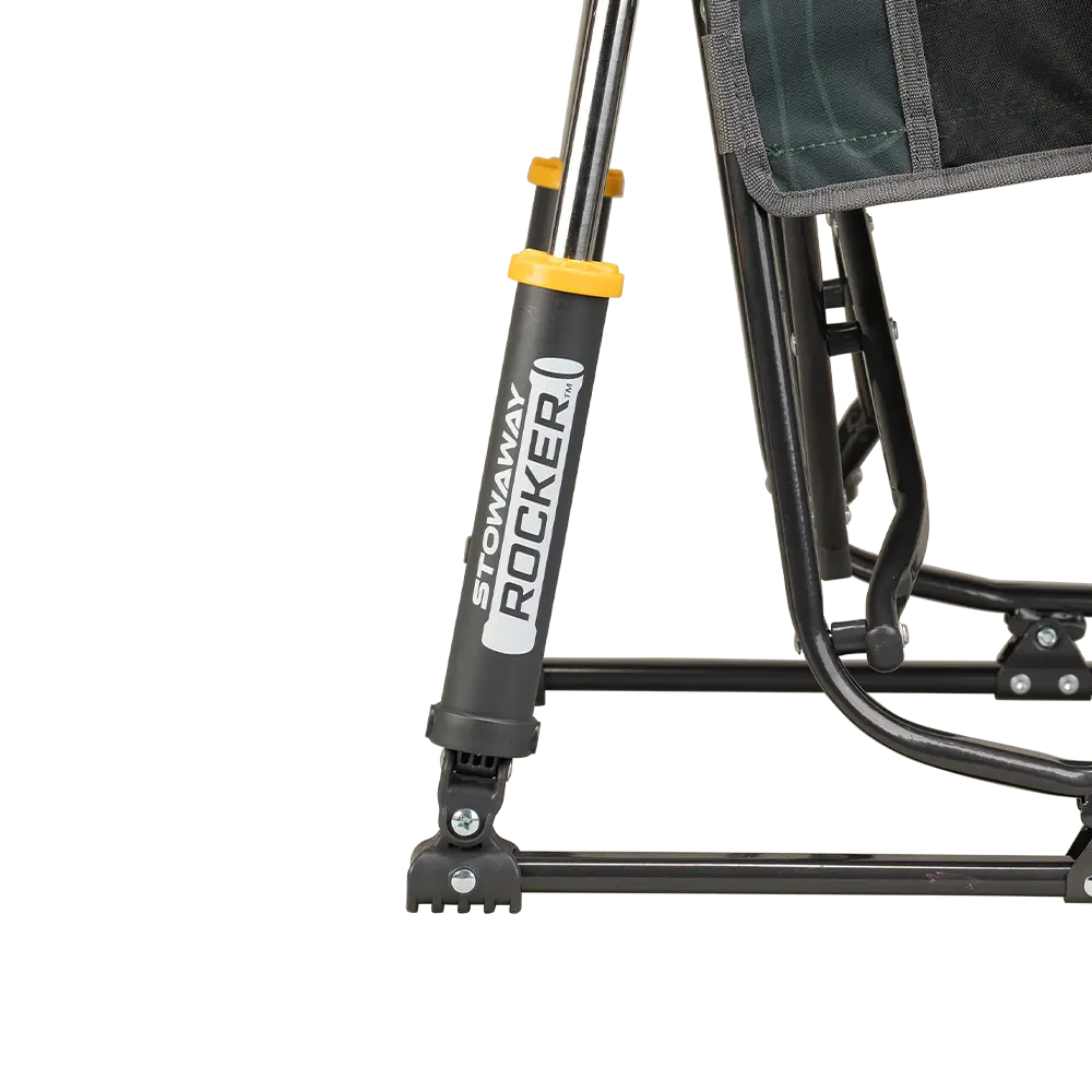 Lightweight Messenger Stowaway Rocker - Choice 794 - Premium Slim-Fold Compact Chair with Messenger Bag Detail