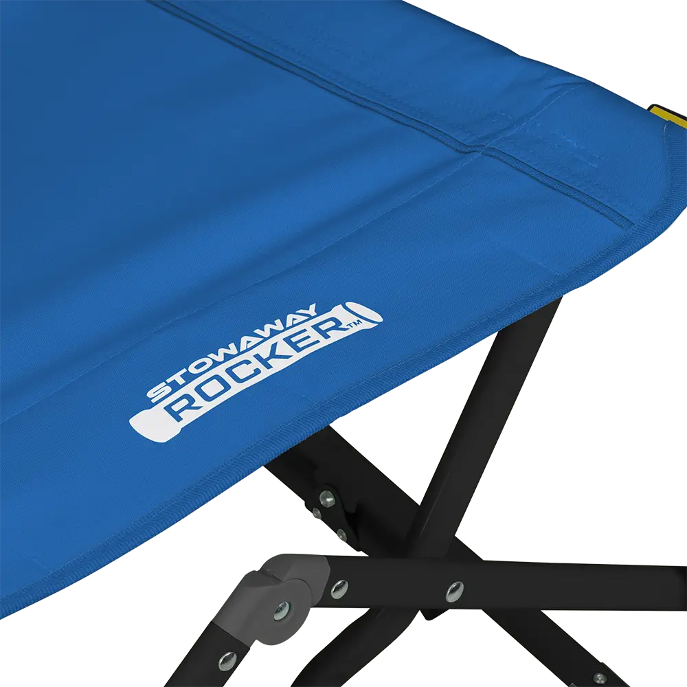 Lightweight Messenger Stowaway Rocker - Choice 794 - Premium Slim-Fold Compact Chair with Messenger Bag Detail