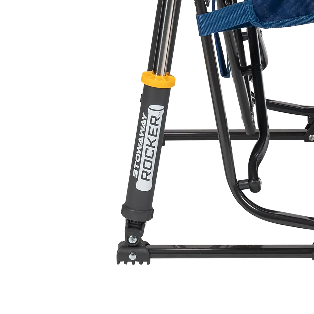 Lightweight Messenger Stowaway Rocker - Choice 794 - Premium Slim-Fold Compact Chair with Messenger Bag Detail