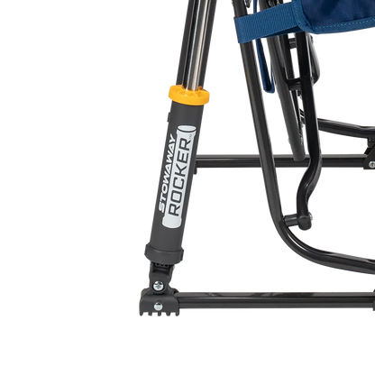 Lightweight Messenger Stowaway Rocker - Choice 794 - Premium Slim-Fold Compact Chair with Messenger Bag Detail