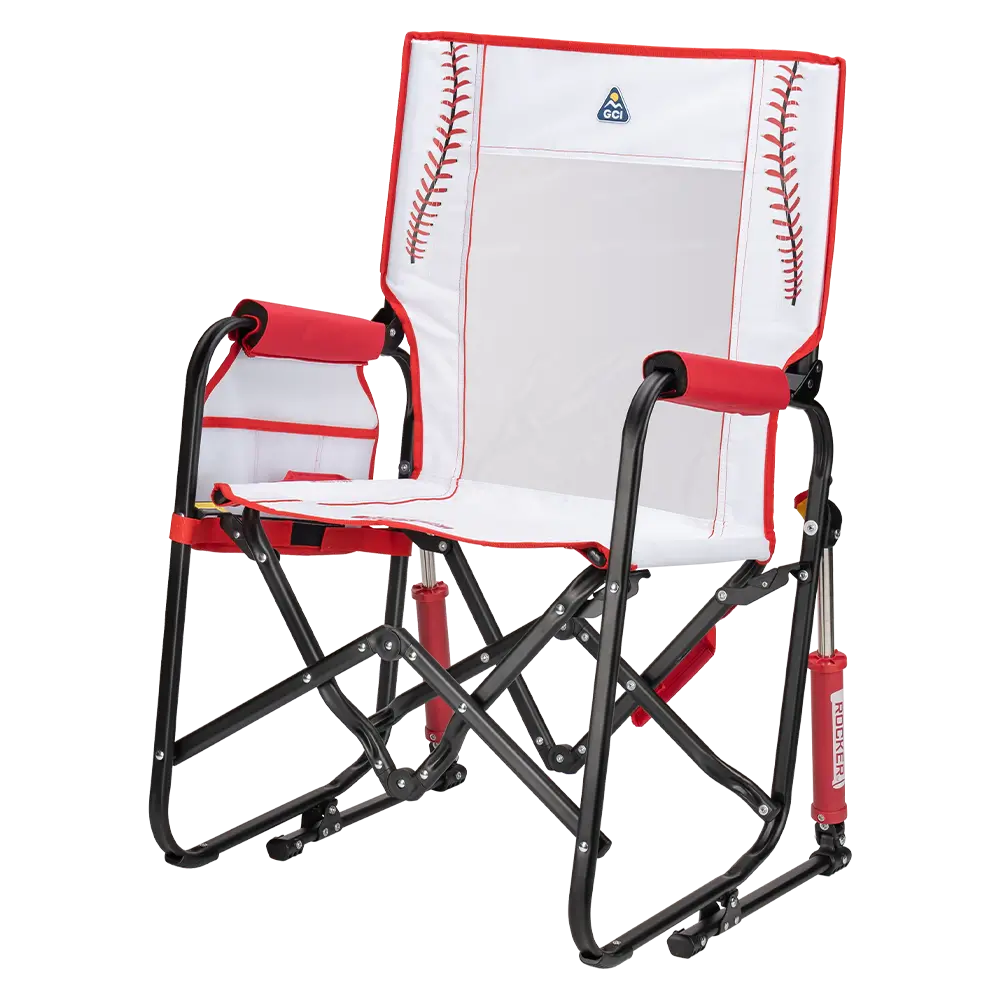 Lightweight Messenger Stowaway Rocker - Choice 794 - Premium Slim-Fold Compact Chair with Messenger Bag Detail