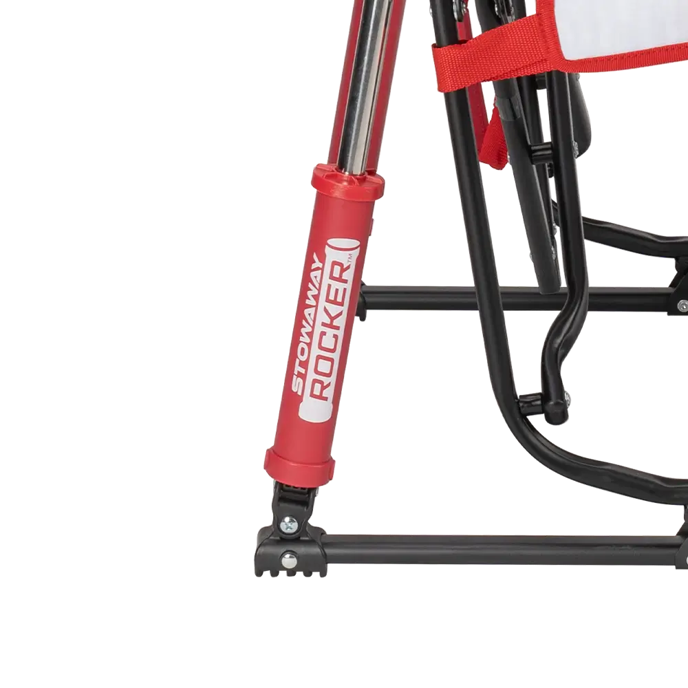 Lightweight Messenger Stowaway Rocker - Choice 794 - Premium Slim-Fold Compact Chair with Messenger Bag Detail