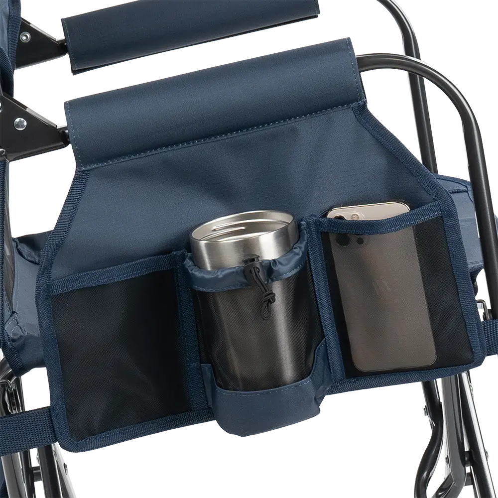 Lightweight Messenger Stowaway Rocker - Choice 794 - Premium Slim-Fold Compact Chair with Messenger Bag Detail