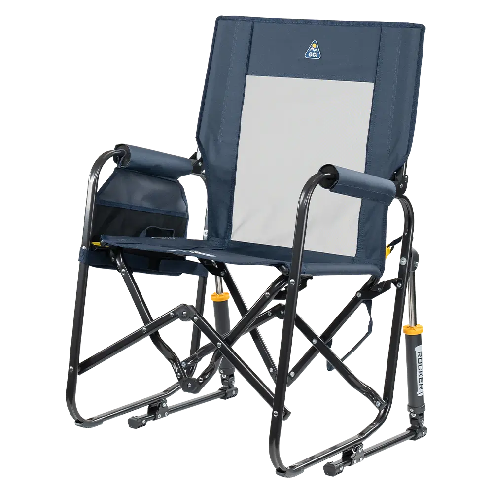Lightweight Messenger Stowaway Rocker - Choice 794 - Premium Slim-Fold Compact Chair with Messenger Bag Detail