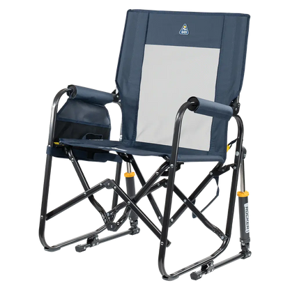 Lightweight Messenger Stowaway Rocker - Choice 794 - Premium Slim-Fold Compact Chair with Messenger Bag Detail