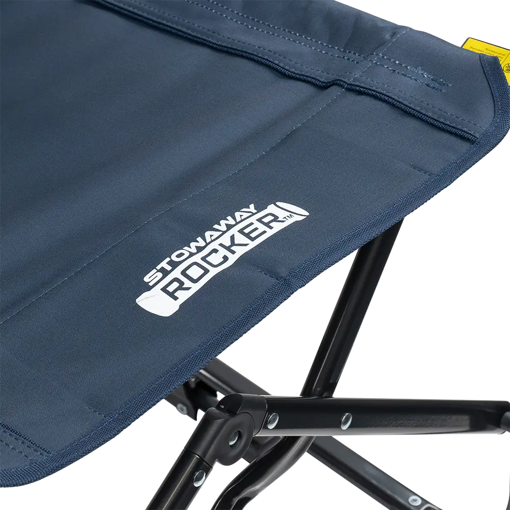 Lightweight Messenger Stowaway Rocker - Choice 794 - Premium Slim-Fold Compact Chair with Messenger Bag Detail