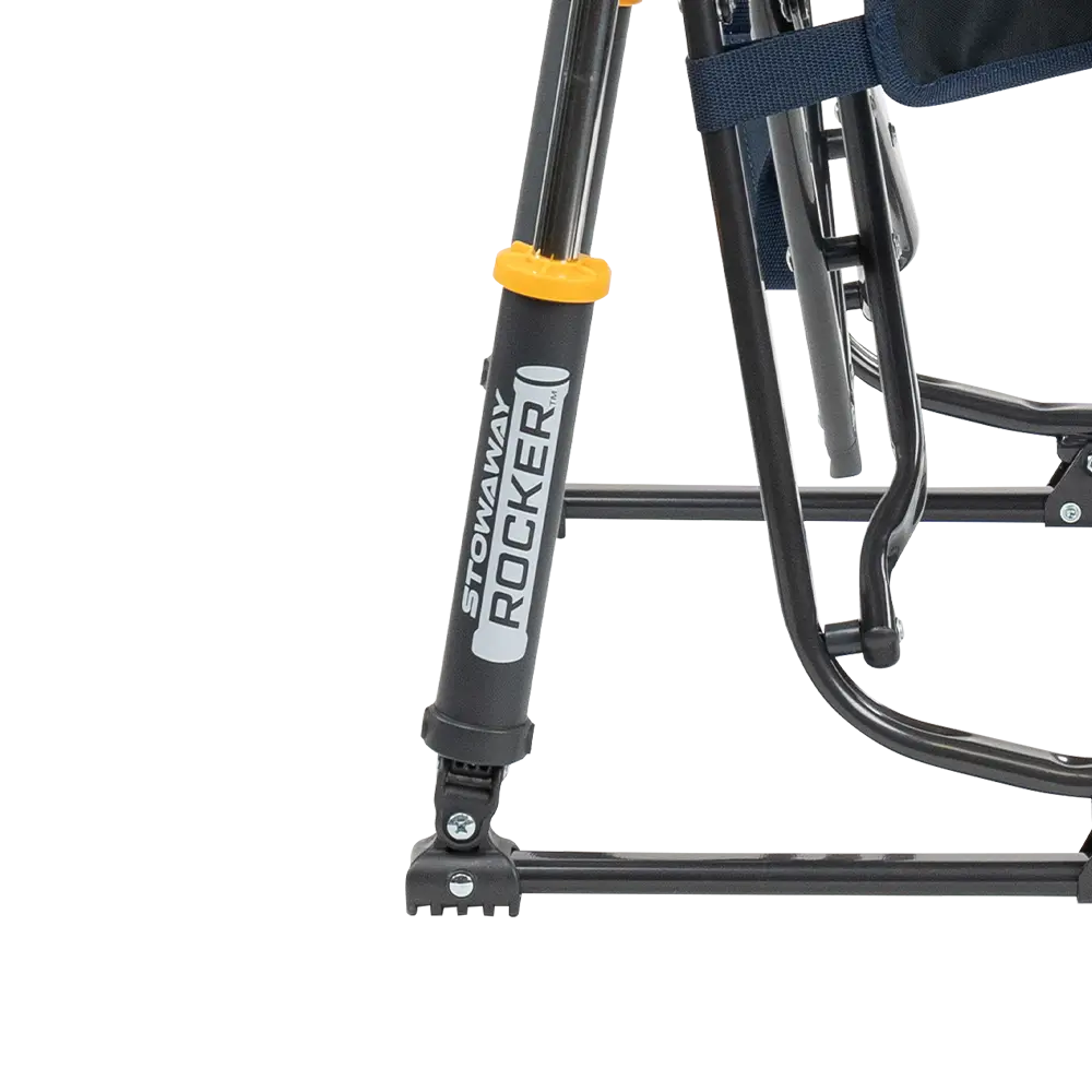 Lightweight Messenger Stowaway Rocker - Choice 794 - Premium Slim-Fold Compact Chair with Messenger Bag Detail