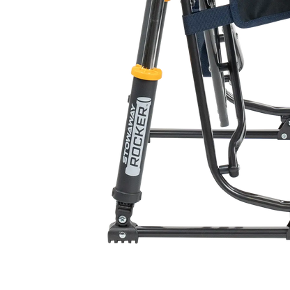 Lightweight Messenger Stowaway Rocker - Choice 794 - Premium Slim-Fold Compact Chair with Messenger Bag Detail
