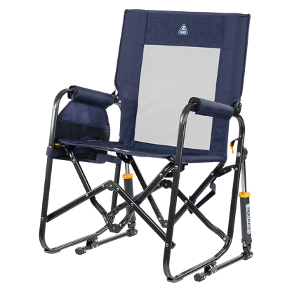 Lightweight Messenger Stowaway Rocker - Choice 794 - Premium Slim-Fold Compact Chair with Messenger Bag Detail
