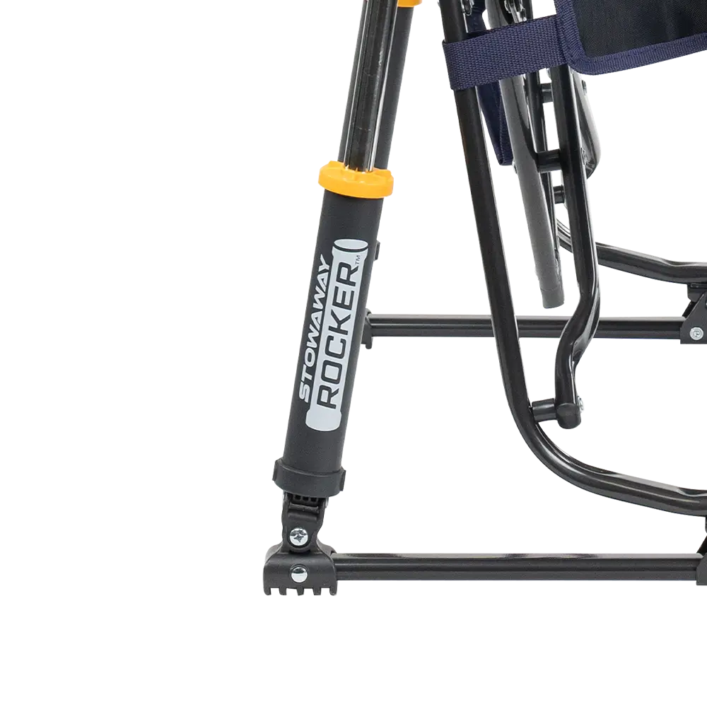 Lightweight Messenger Stowaway Rocker - Choice 794 - Premium Slim-Fold Compact Chair with Messenger Bag Detail