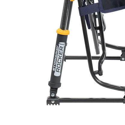 Lightweight Messenger Stowaway Rocker - Choice 794 - Premium Slim-Fold Compact Chair with Messenger Bag Detail