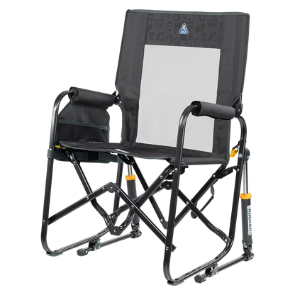Lightweight Messenger Stowaway Rocker - Choice 794 - Premium Slim-Fold Compact Chair with Messenger Bag Detail