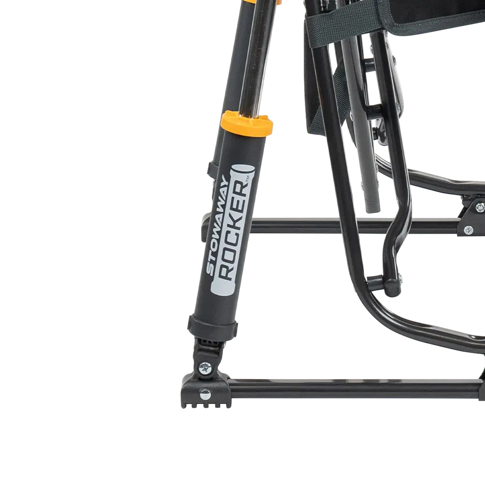 Lightweight Messenger Stowaway Rocker - Choice 794 - Premium Slim-Fold Compact Chair with Messenger Bag Detail