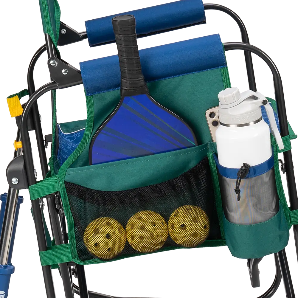 Lightweight Messenger Stowaway Rocker - Choice 794 - Premium Slim-Fold Compact Chair with Messenger Bag Detail