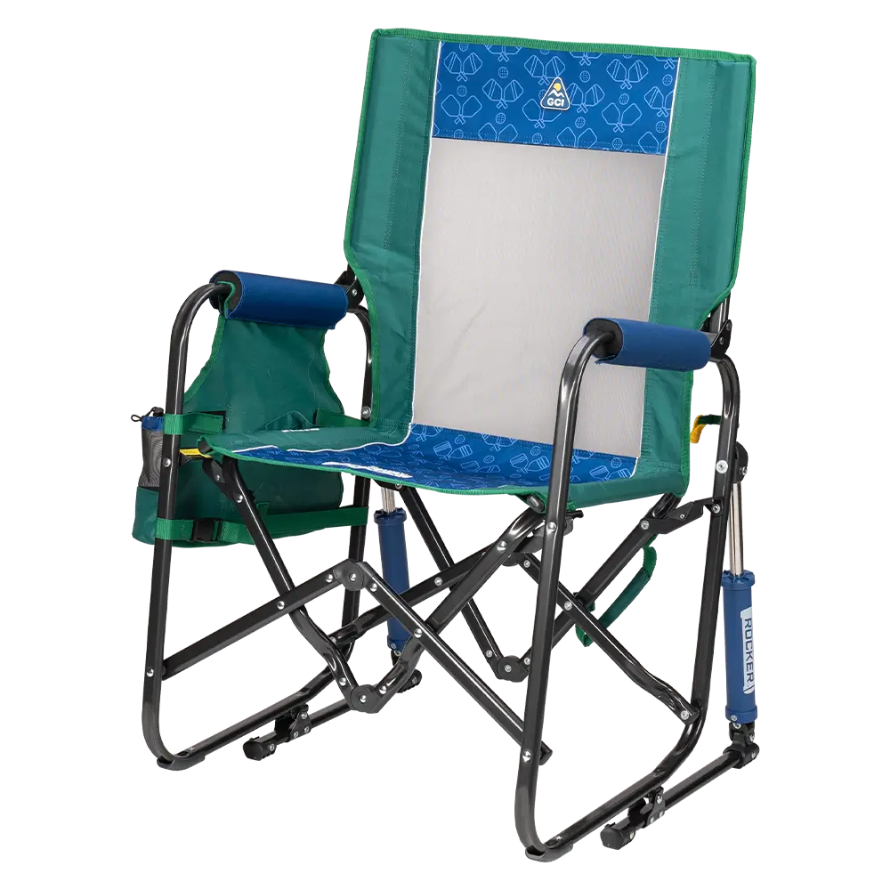 Lightweight Messenger Stowaway Rocker - Choice 794 - Premium Slim-Fold Compact Chair with Messenger Bag Detail