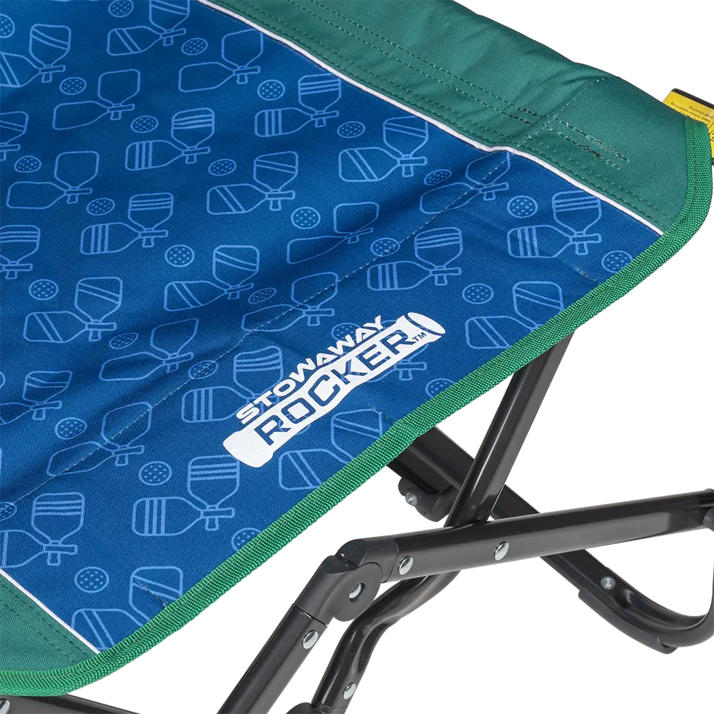 Lightweight Messenger Stowaway Rocker - Choice 794 - Premium Slim-Fold Compact Chair with Messenger Bag Detail