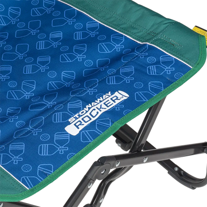 Lightweight Messenger Stowaway Rocker - Choice 794 - Premium Slim-Fold Compact Chair with Messenger Bag Detail