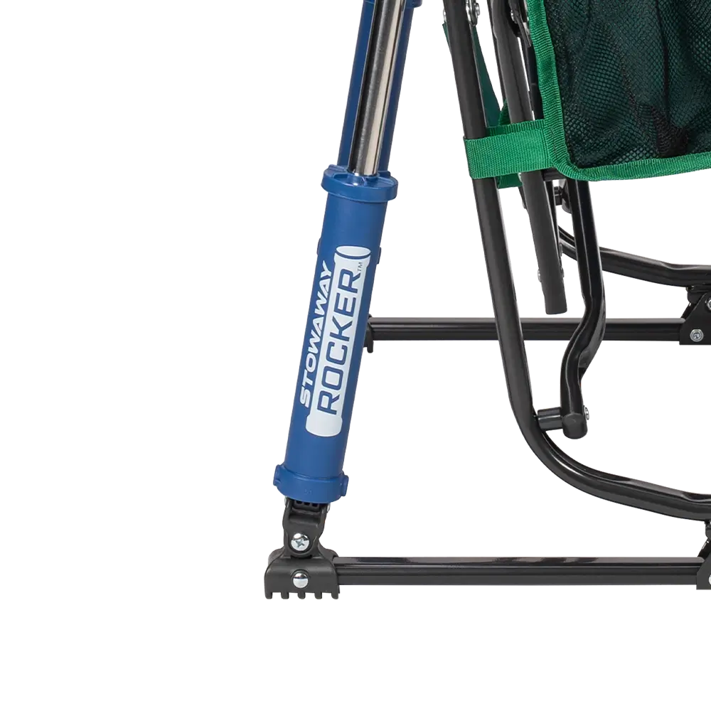 Lightweight Messenger Stowaway Rocker - Choice 794 - Premium Slim-Fold Compact Chair with Messenger Bag Detail