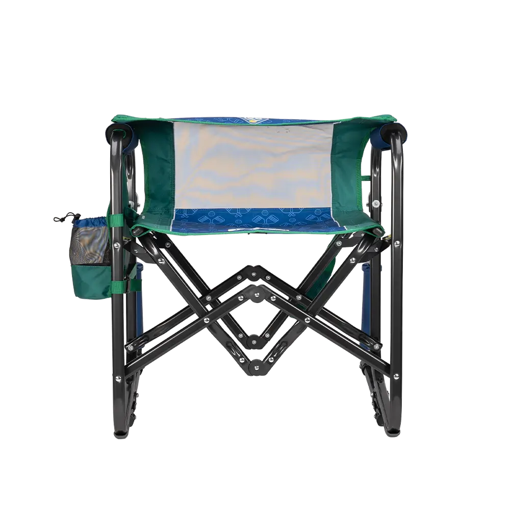 Lightweight Messenger Stowaway Rocker - Choice 794 - Premium Slim-Fold Compact Chair with Messenger Bag Detail